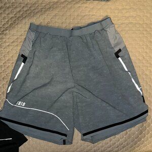 Lululemon surge linerless shorts 6 in" inseam blue mens